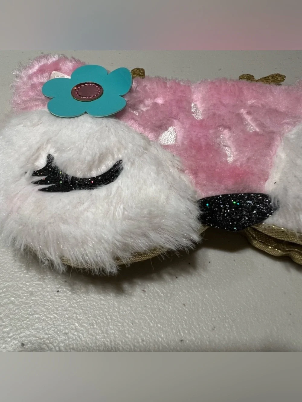 Claires Deer Sleep Mask Eye Glitter Fairy Dopamine Rainbow Princess Coquette